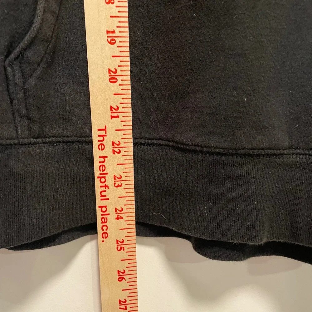 Banana Republic Mens Small Black Graphic Hoodie Time Honored Clothing Sweatshirt